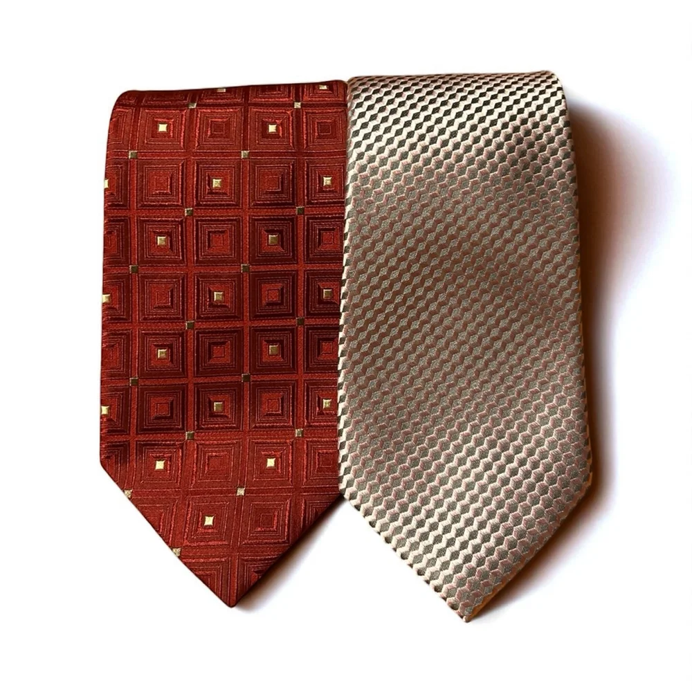 Michael Kors Designer Men's Patterned Silk Ties